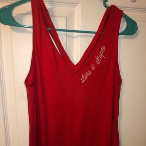 Star and stripes tank